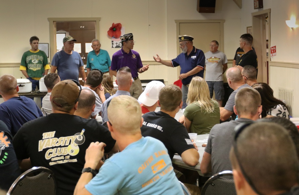 Veterans and volunteers show appreciation for National Guard as recovery efforts continue