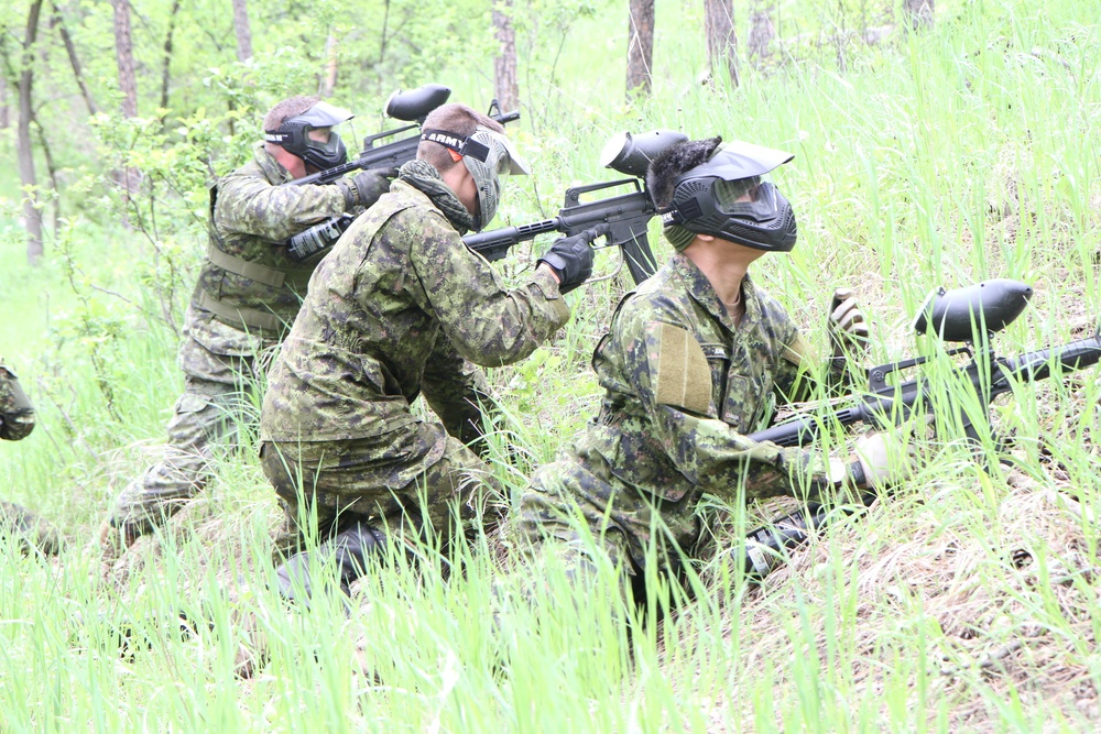 International Troops participate in Urban Patrol Lane