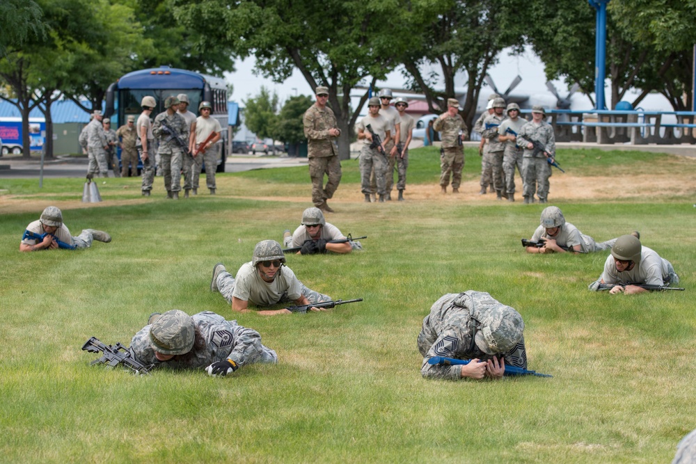 Civil Engineers Train for Battle