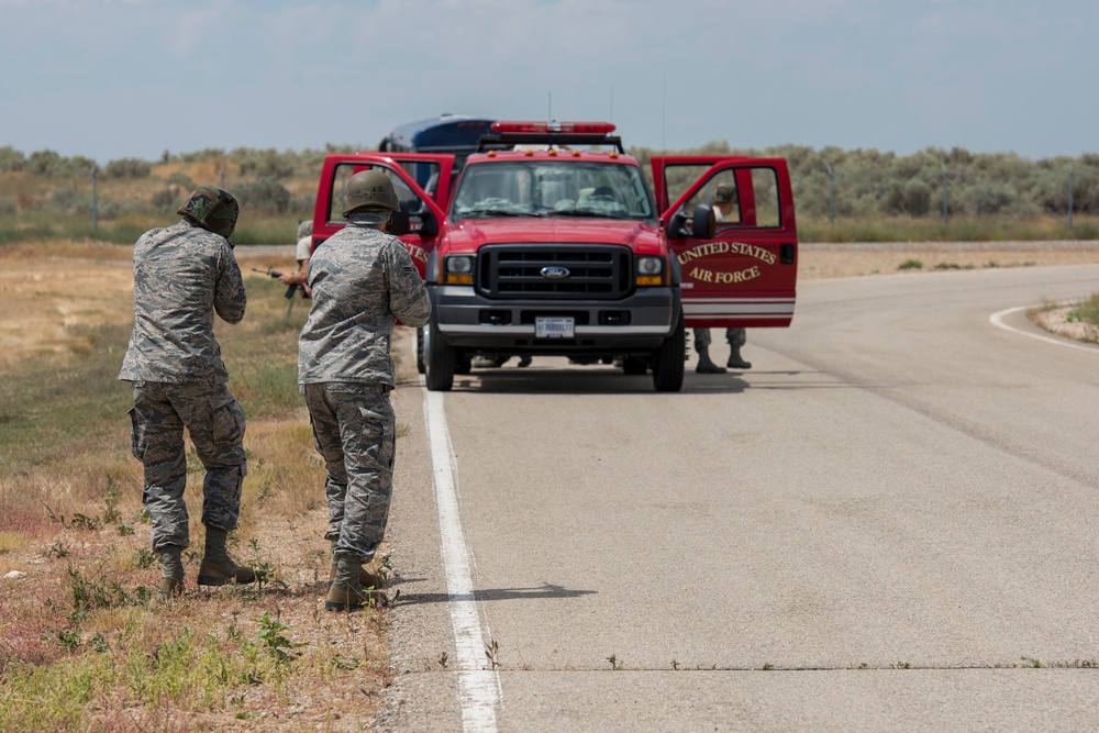 Civil Engineers Train for Battle