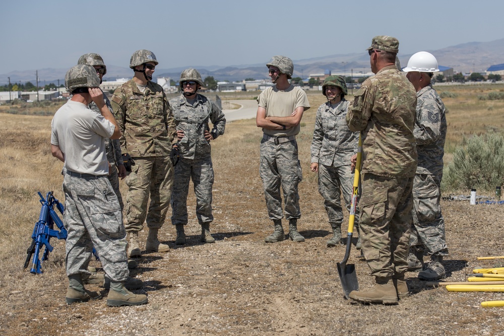 Civil Engineers Train for Battle