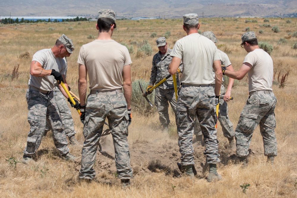 Civil Engineers Train for Battle