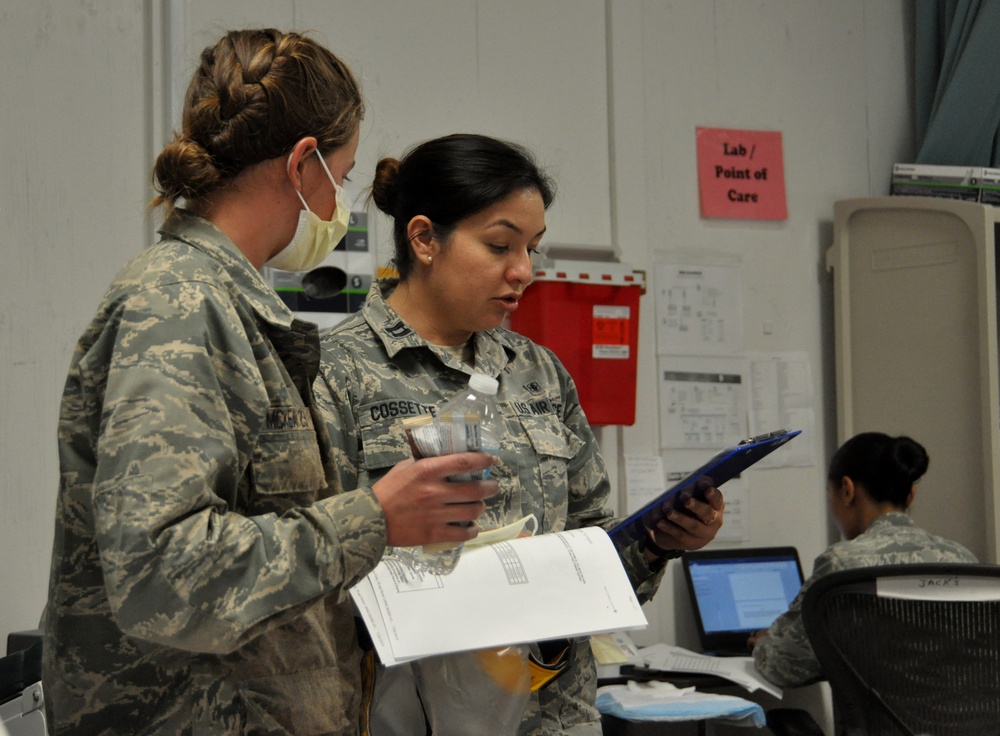 Pep talks and Pepto-Bismol: Reserve Citizen Airmen care for cadets