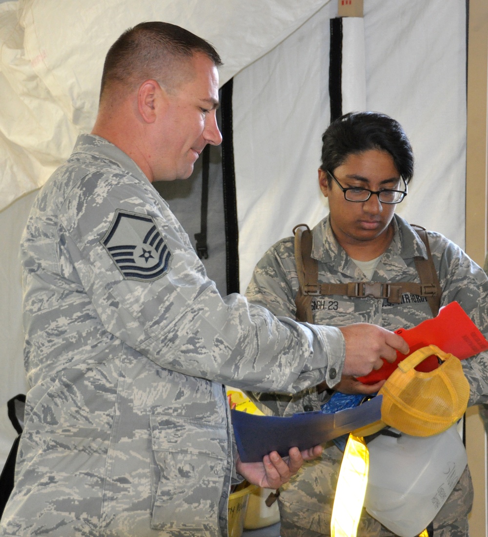 Pep talks and Pepto-Bismol: Reserve Citizen Airmen care for cadets
