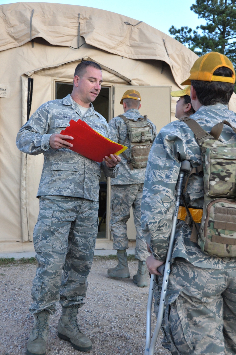 Pep talks and Pepto-Bismol: Reserve Citizen Airmen care for cadets