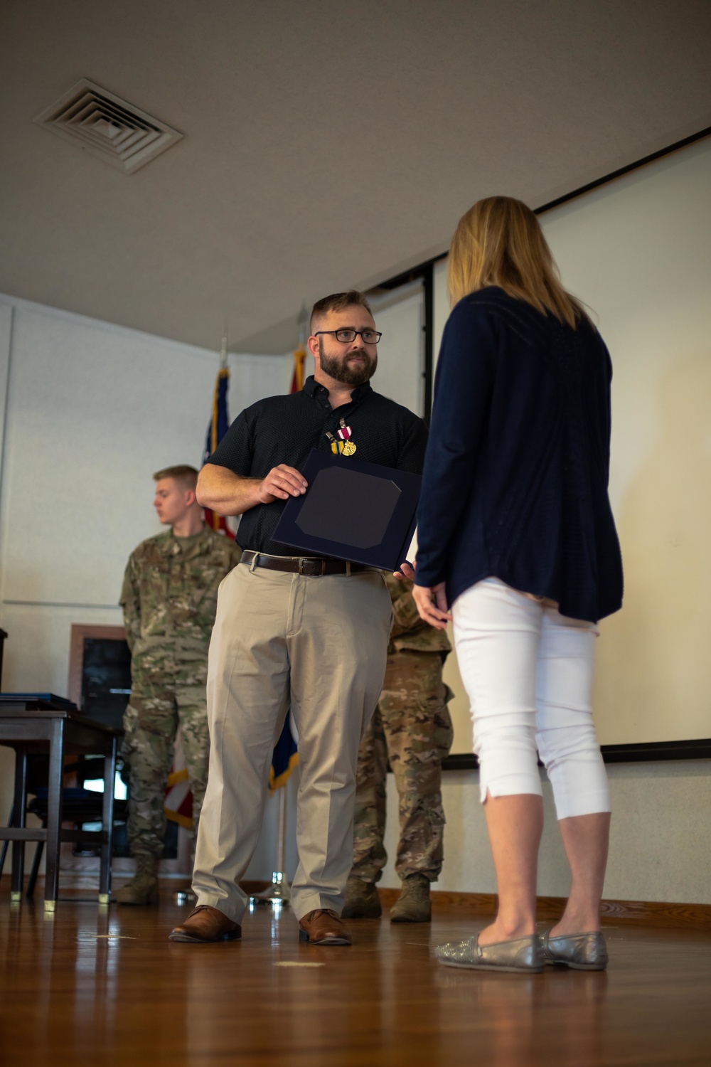 Master Sgt. Preston Schmitz retires from the 139th Security Forces Squadron