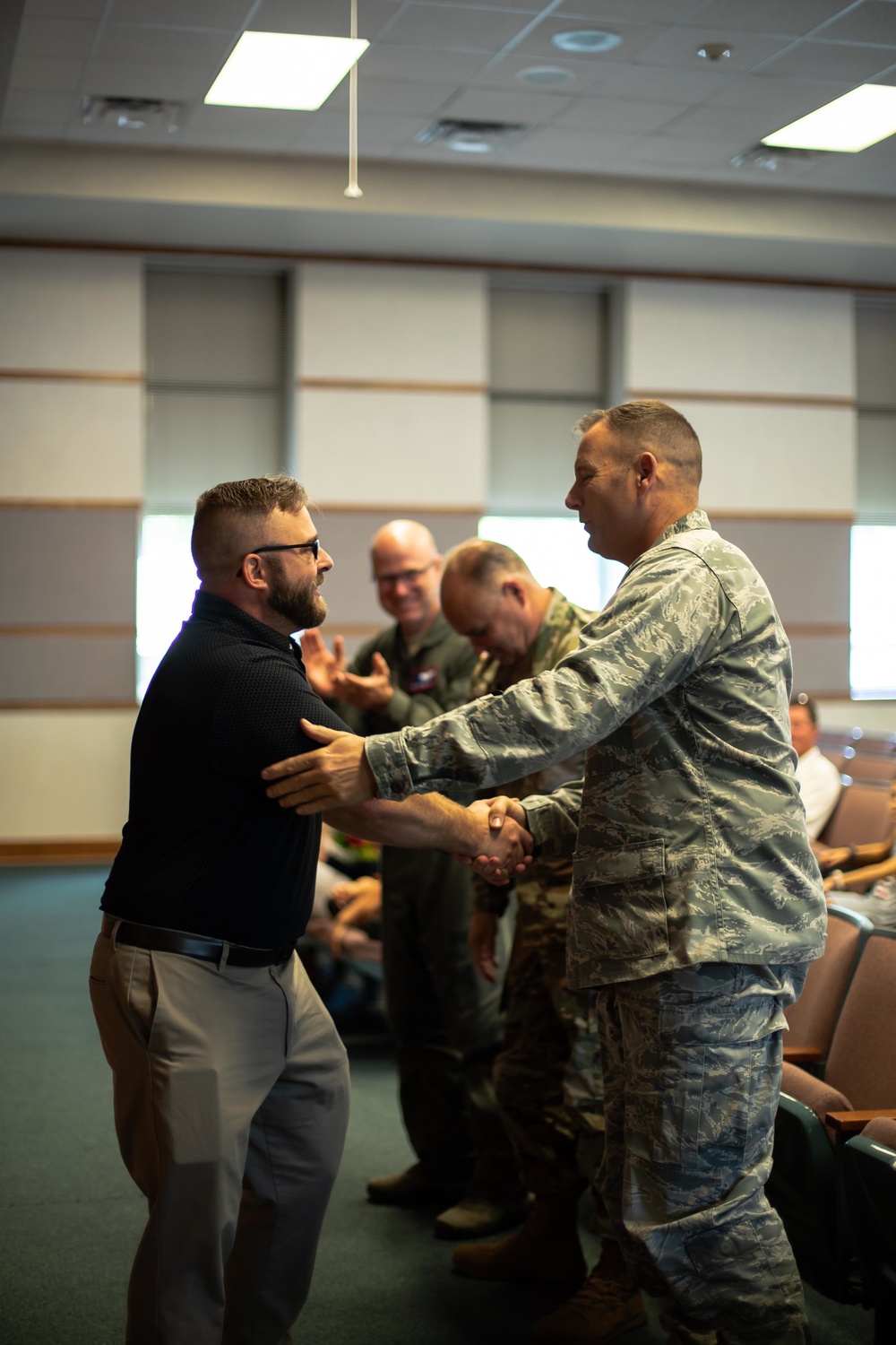 Master Sgt. Preston Schmitz retires from the 139th Security Forces Squadron