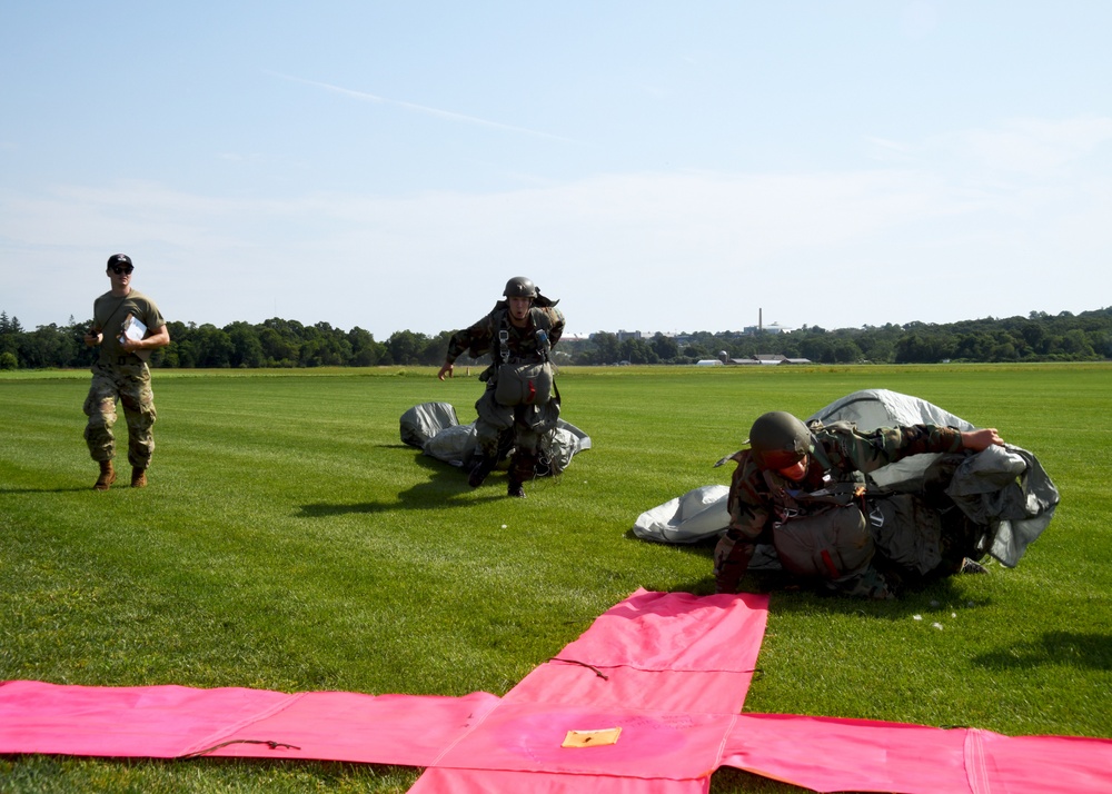 RI Army National Guard Hosts World’s Largest International Static Line Parachuting Competition.