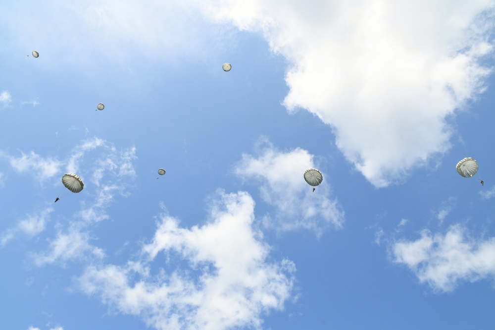 RI Army National Guard Hosts World’s Largest International Static Line Parachuting Competition