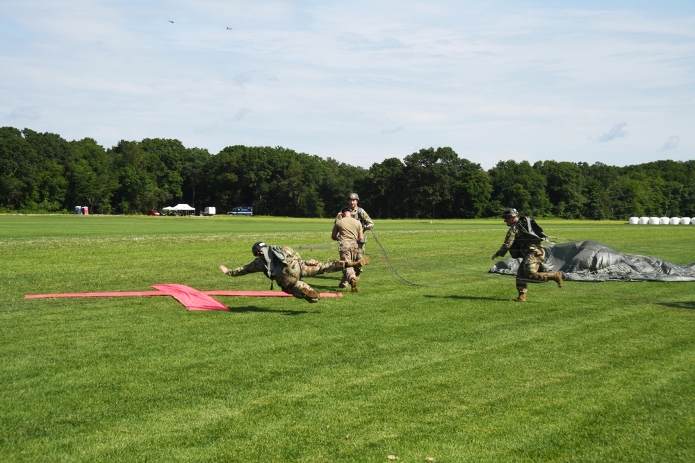 RI Army National Guard Hosts World’s Largest International Static Line Parachuting Competition