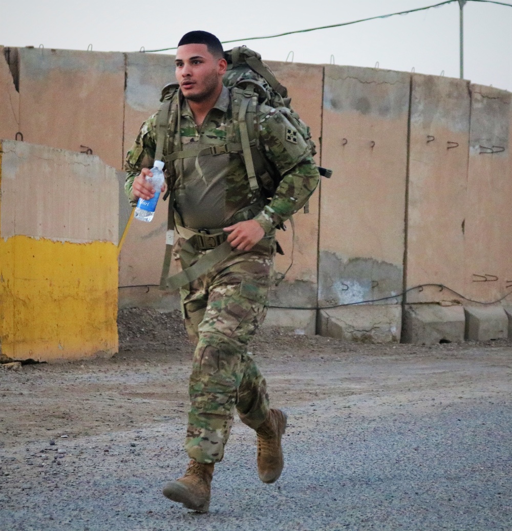 Task Force Cavalier July Soldier of the Month Ruck Event