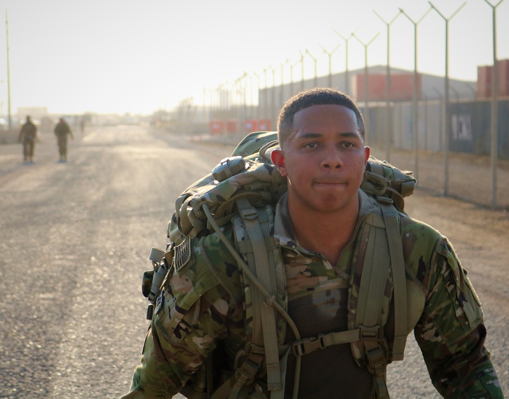 Task Force Cavalier July Soldier of the Month Ruck Event