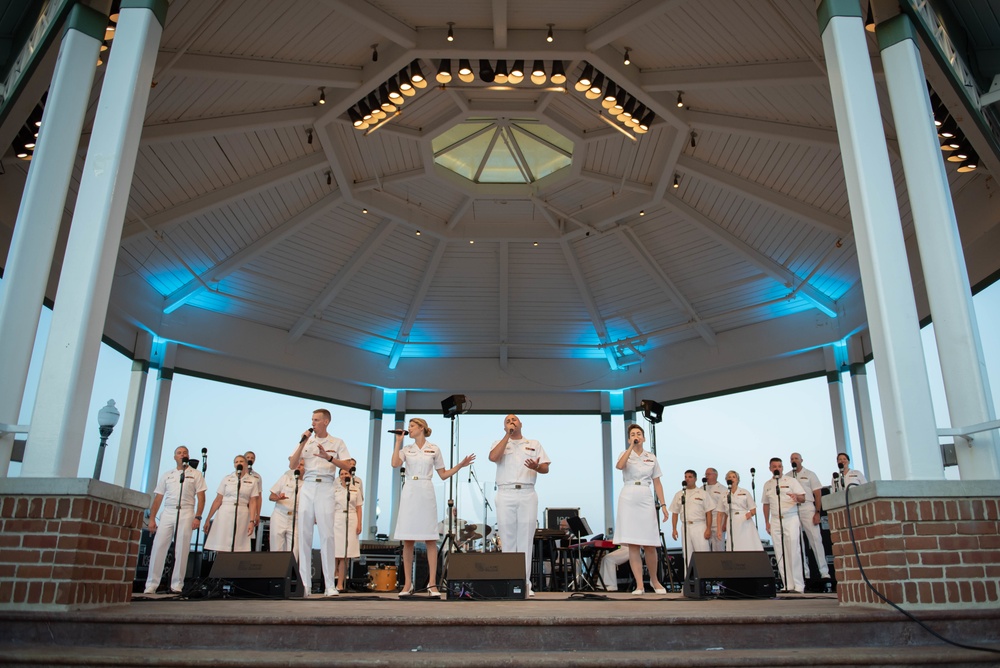 Navy Band visits Rehoboth