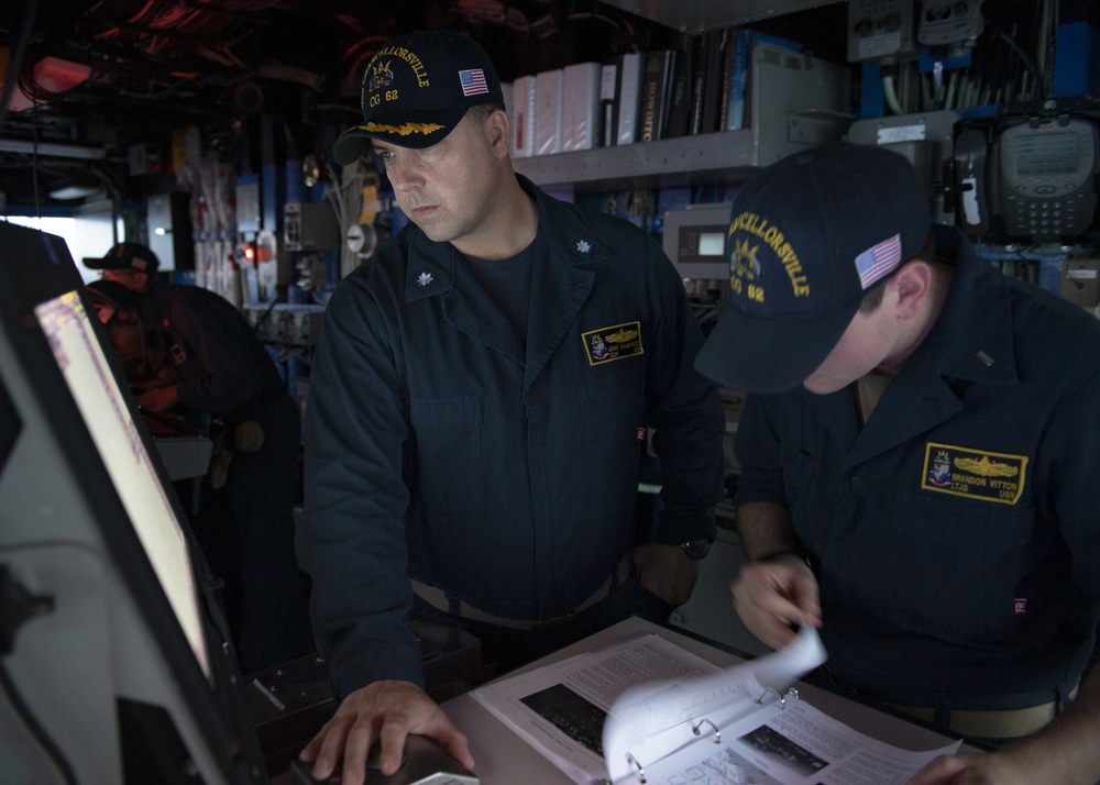 Bridge Ops Aboard USS Chancellorsville