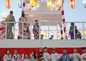 Pacific Guardian Soldiers attend their first Bon Odori