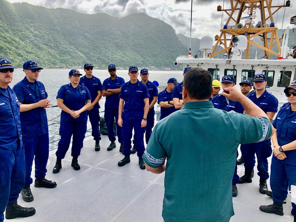 USCGC Joseph Gerczak (WPC 1126) arrives in American Samoa on patrol