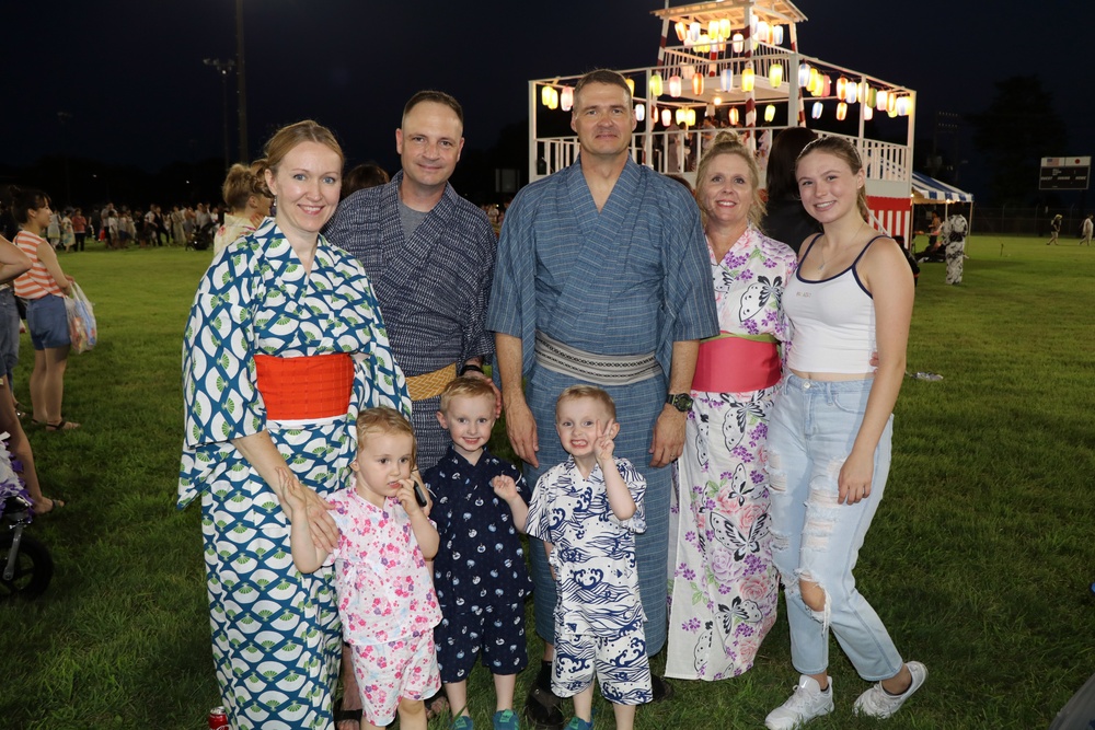 Pacific Guardian Soldiers attend their first Bon Odori