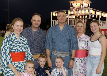 Pacific Guardian Soldiers attend their first Bon Odori