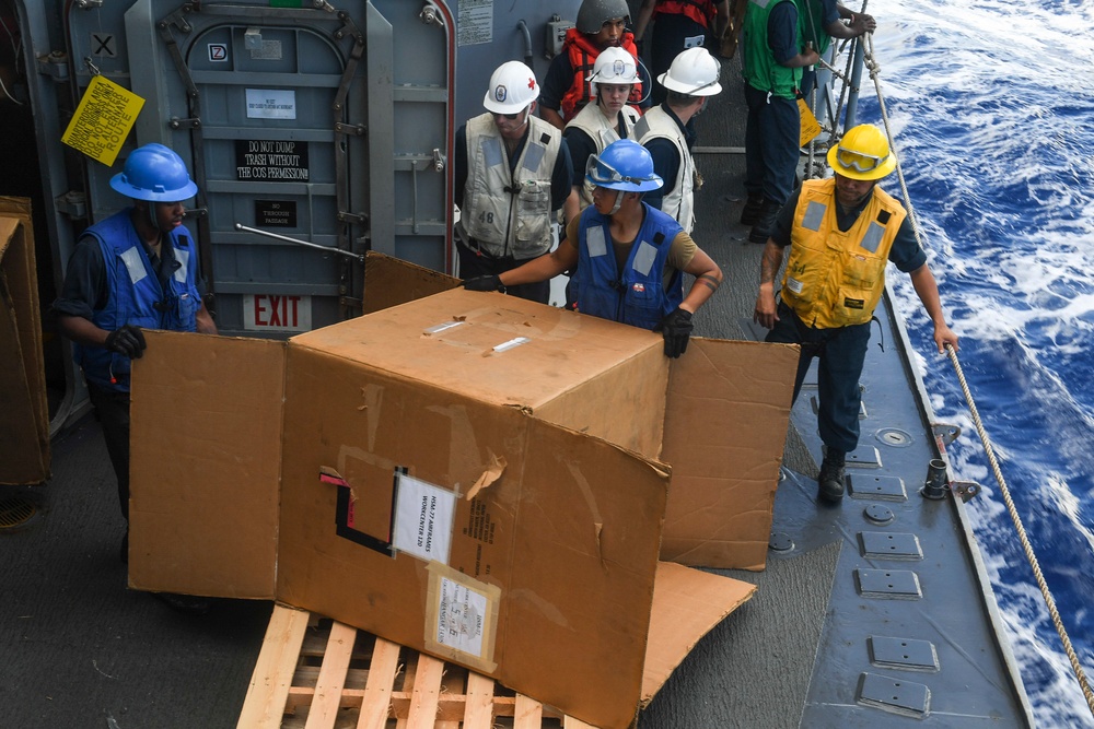 USS Antietam Replenishment-at-sea