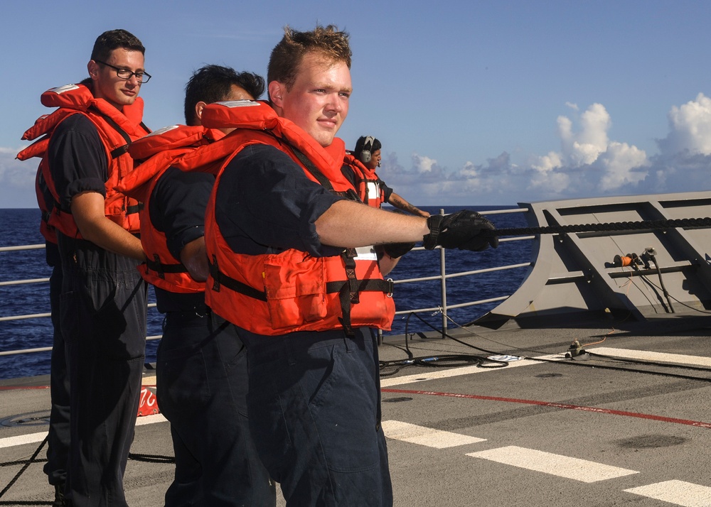 USS Antietam Replenishment-at-sea