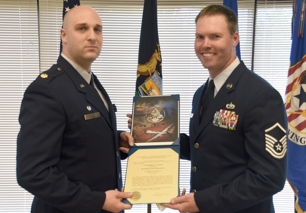Master Sergeant Christopher G. Jenney promotion to Senior Master Sergeant