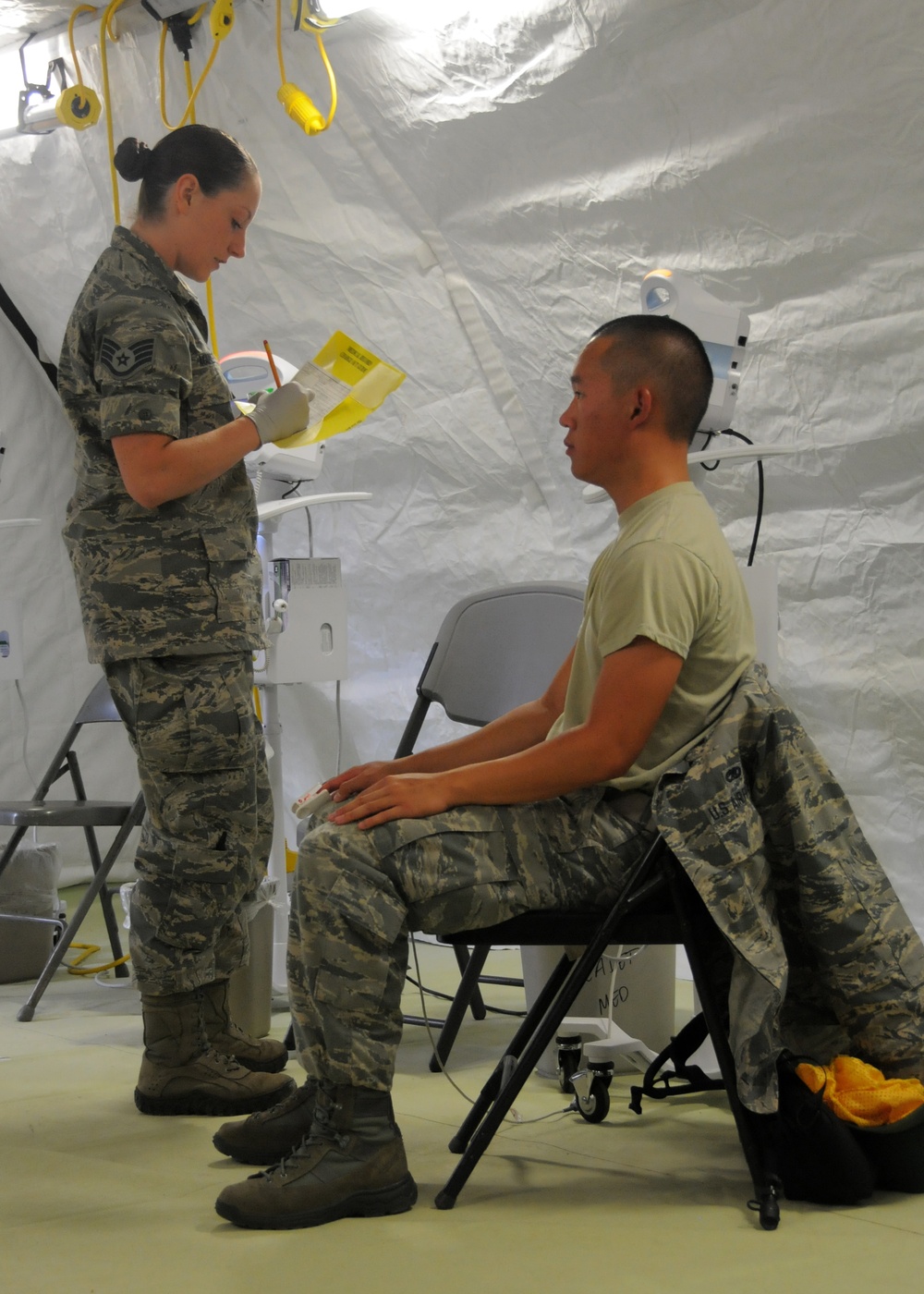 Pep talks and Pepto-Bismol: Reserve Citizen Airmen care for cadets