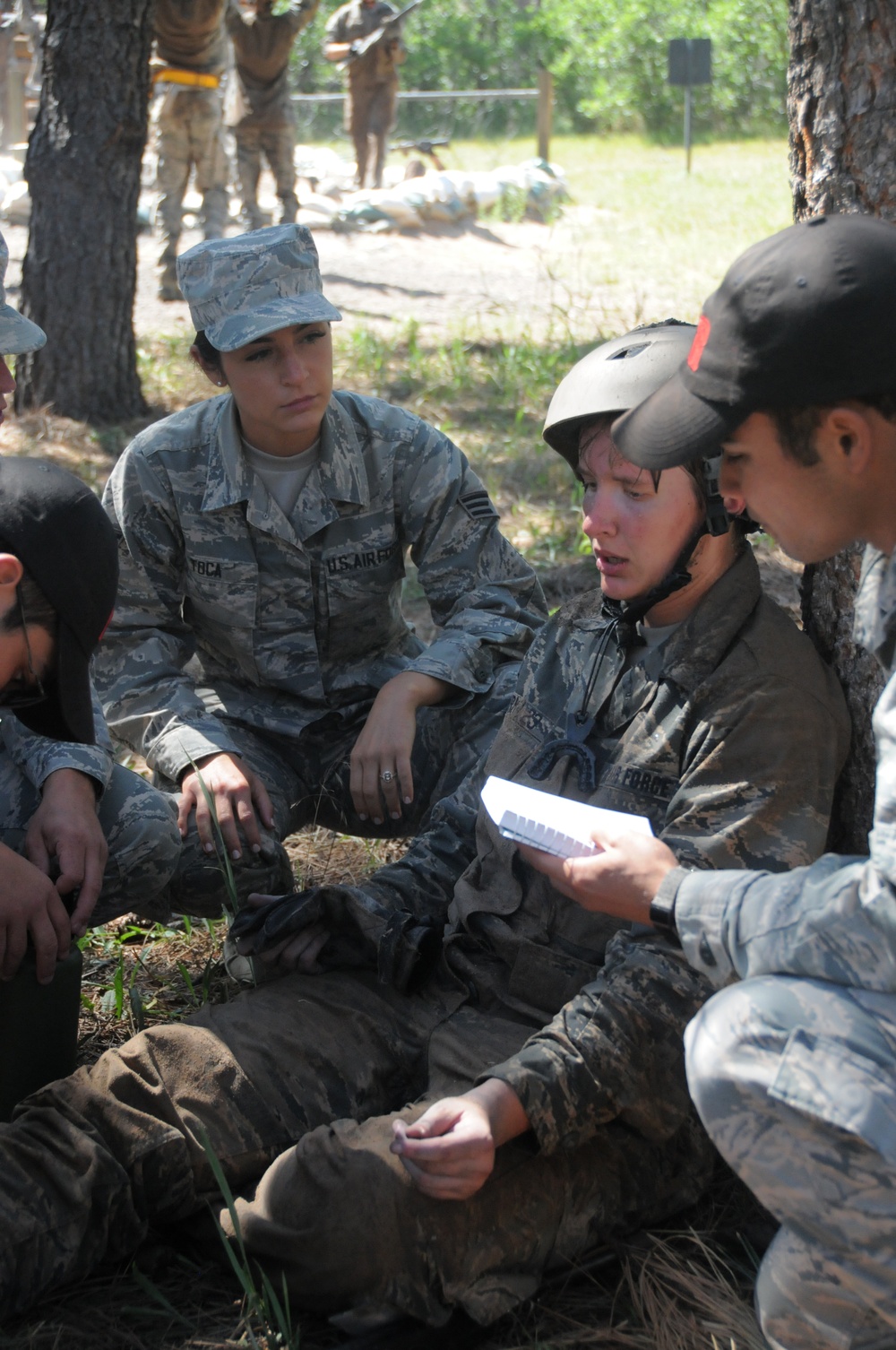 Pep talks and Pepto-Bismol: Reserve Citizen Airmen care for cadets