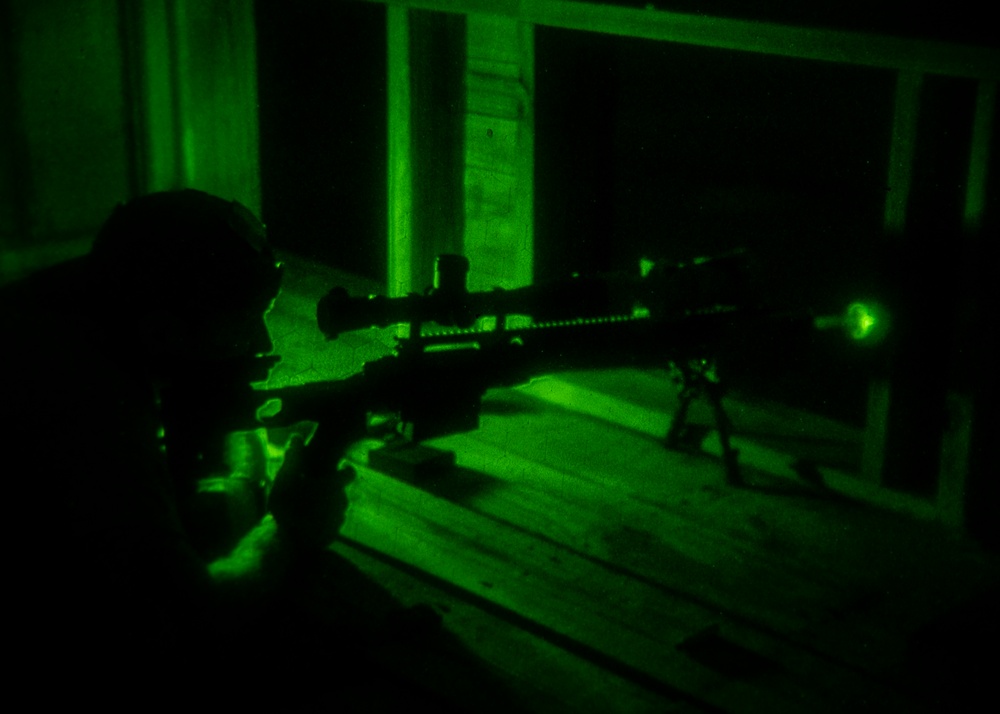 1-118th Infantry Snipers Train For Distance