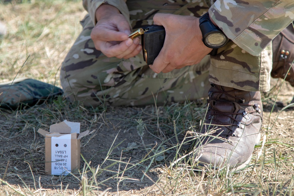 Irish Guard sniper platoon participates in Agile Spirit 19