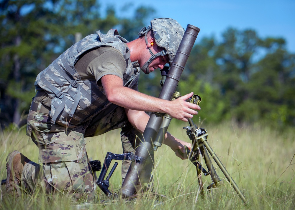 1-118th Mortarmen Perfect Their “Hangtime’ At Annual Training