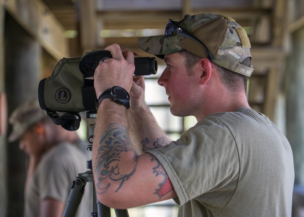 1-118th Infantry Snipers Train For Distance