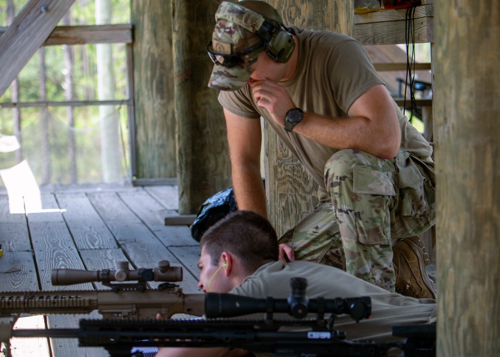 1-118th Infantry Snipers Train For Distance