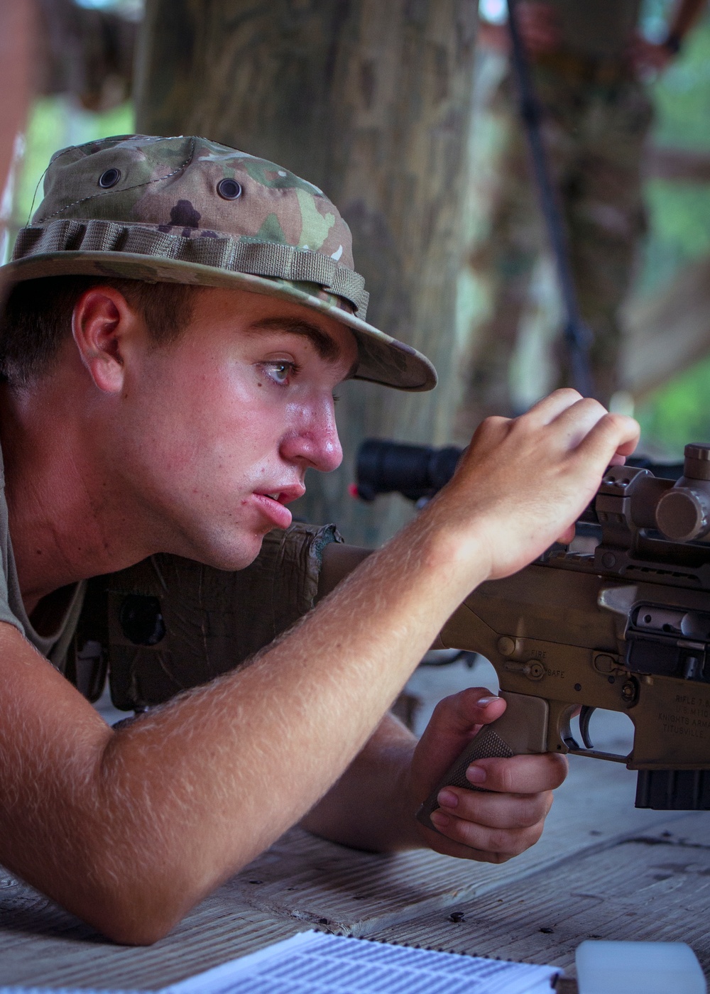 1-118th Infantry Snipers Train For Distance