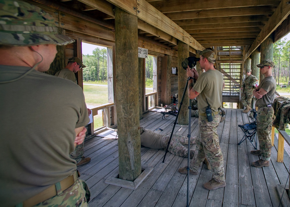 1-118th Infantry Snipers Train For Distance