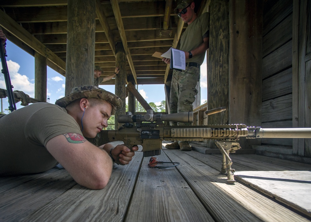 1-118th Infantry Snipers Train For Distance