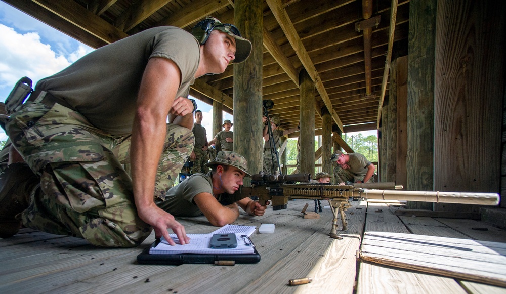 1-118th Infantry Snipers Train For Distance