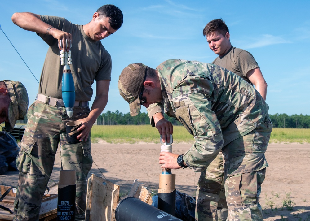 1-118th Mortarmen Perfect Their “Hangtime’ At Annual Training