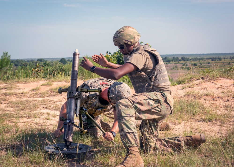 1-118th Mortarmen Perfect Their “Hangtime’ At Annual Training