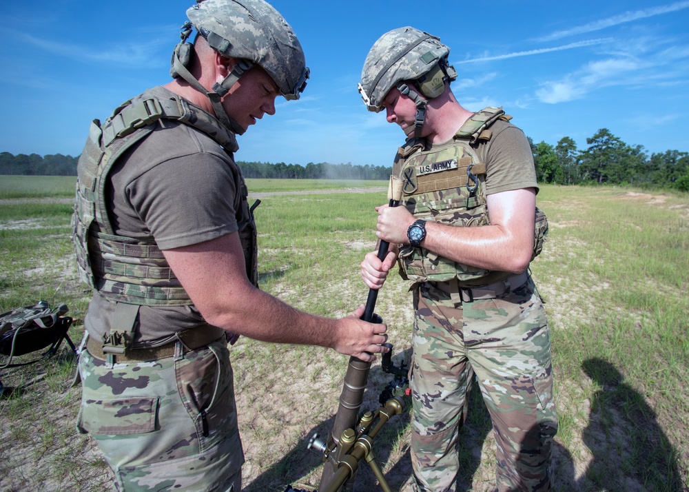 1-118th Mortarmen Perfect Their “Hangtime’ At Annual Training