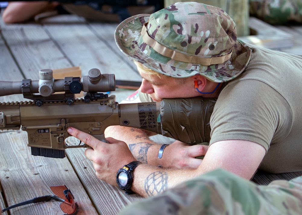 1-118th Infantry Snipers Train For Distance