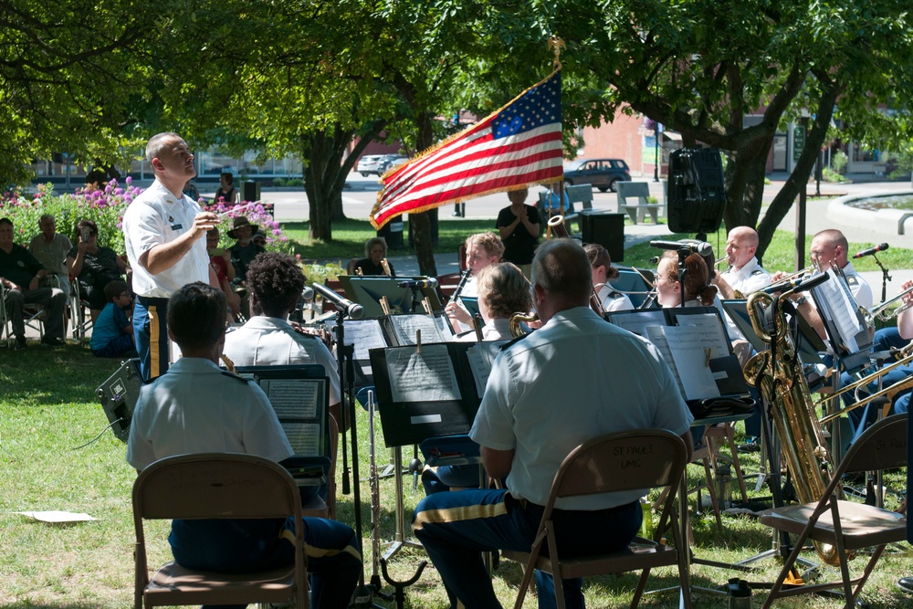 Vermont's Own 40th Army Band Performs Concert in St. Alban's, VT