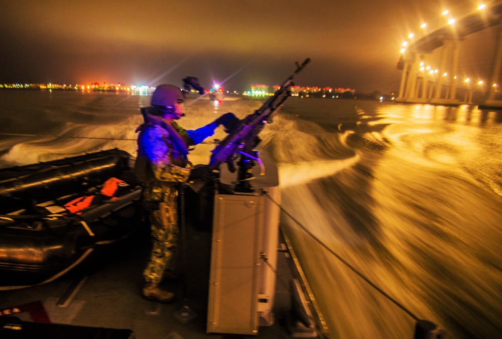 Coastal Riverine Squadron THREE Conducts Live-Fire Exercise During Unit Level Training