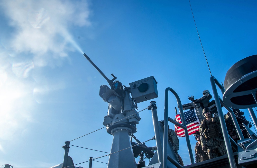 Coastal Riverine Squadron THREE Conducts Live-Fire Exercise During Unit Level Training