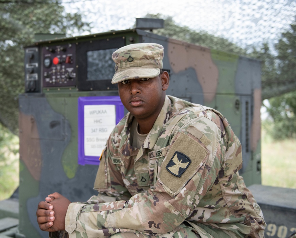 MNNG Soldier Poses for Environmental Photograph at XCTC Rotation 19-06