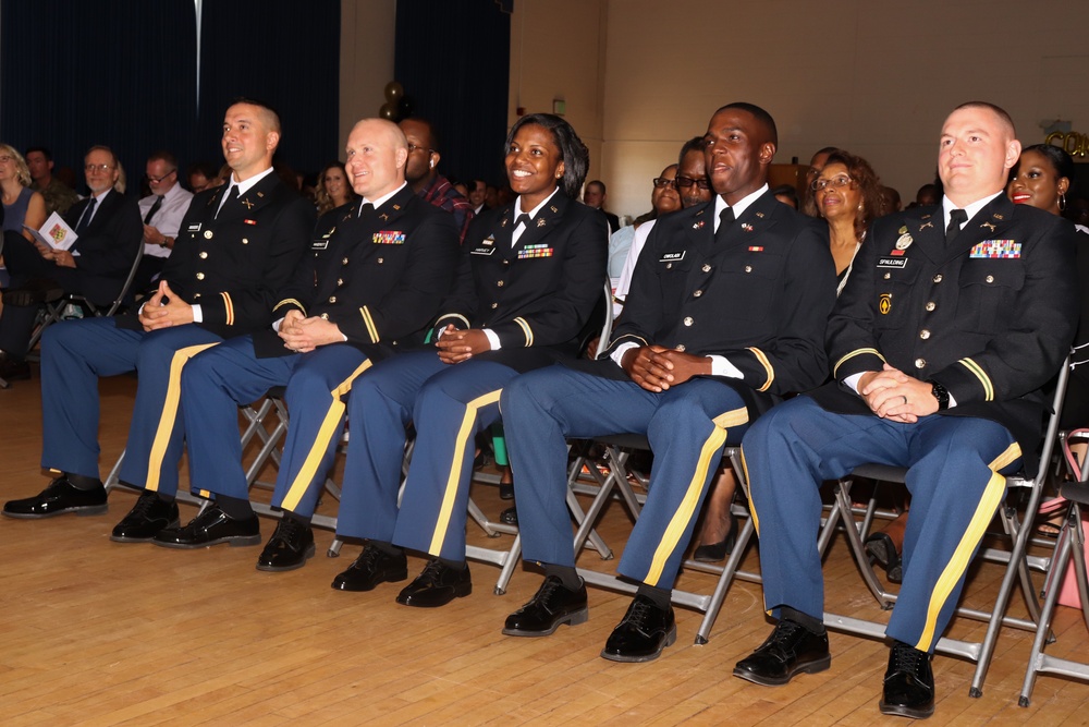 Maryland Army National Guard officer candidate school graduation ceremony