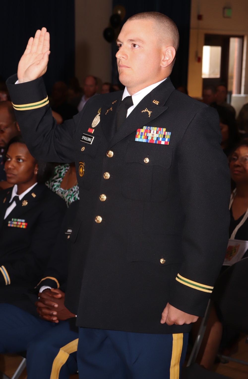 Maryland Army National Guard officer candidate school graduation ceremony