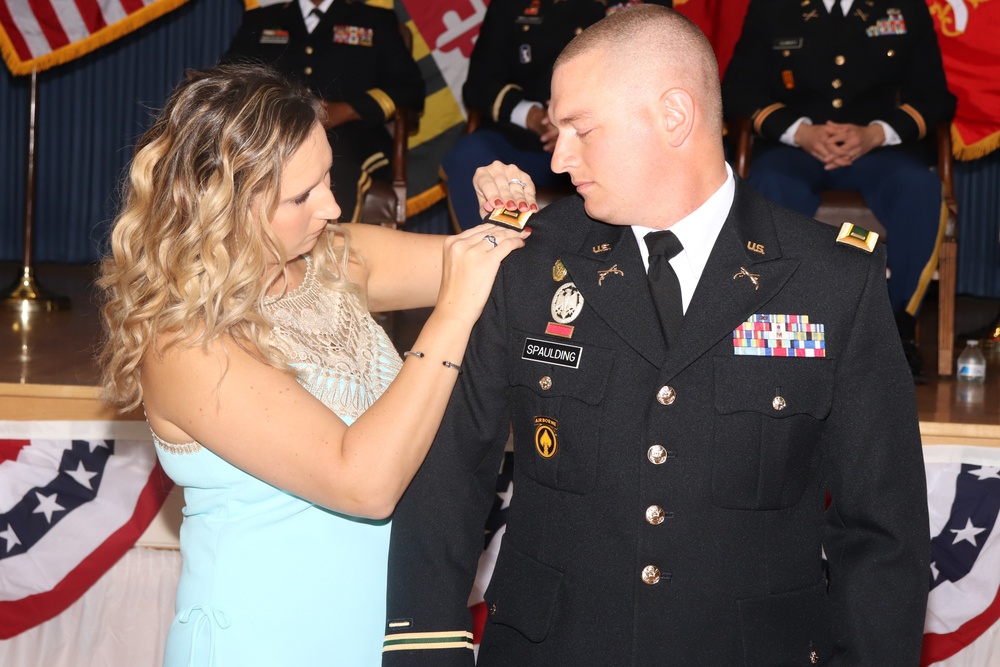 Maryland Army National Guard officer candidate school graduation ceremony