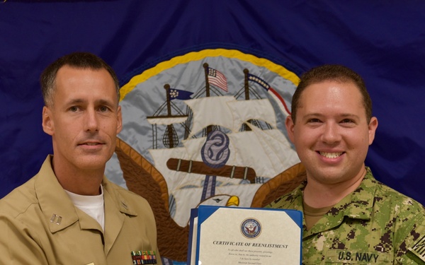 U.S. Fleet Forces Band Reenlistment