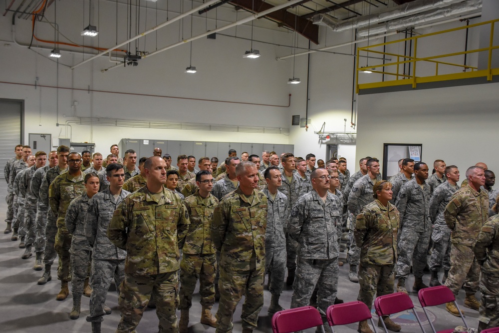 442d CES change of command