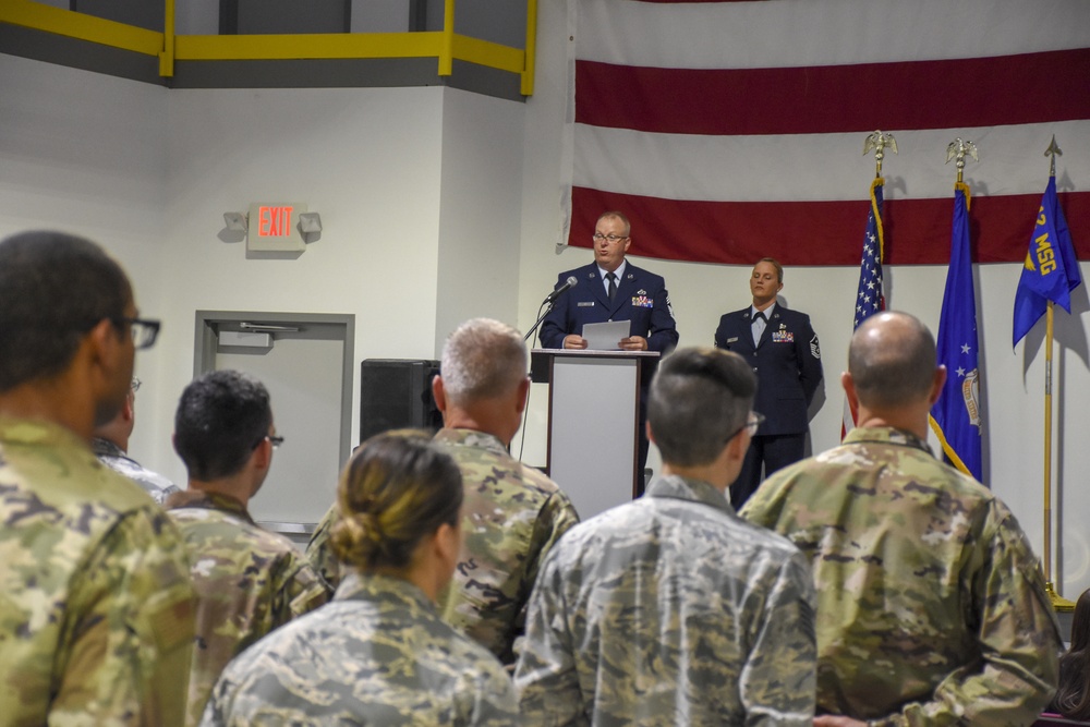 442d CES change of command